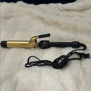 Hot tools Gold and Black Curling Iron with